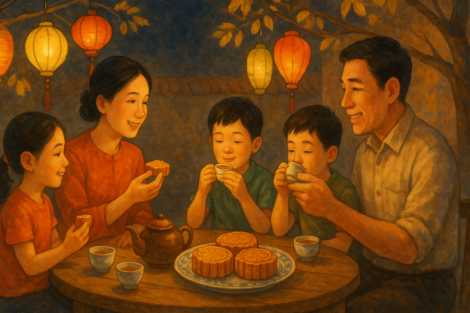 Vì sao người Việt Nam thường ăn bánh trung thu cùng với trà?