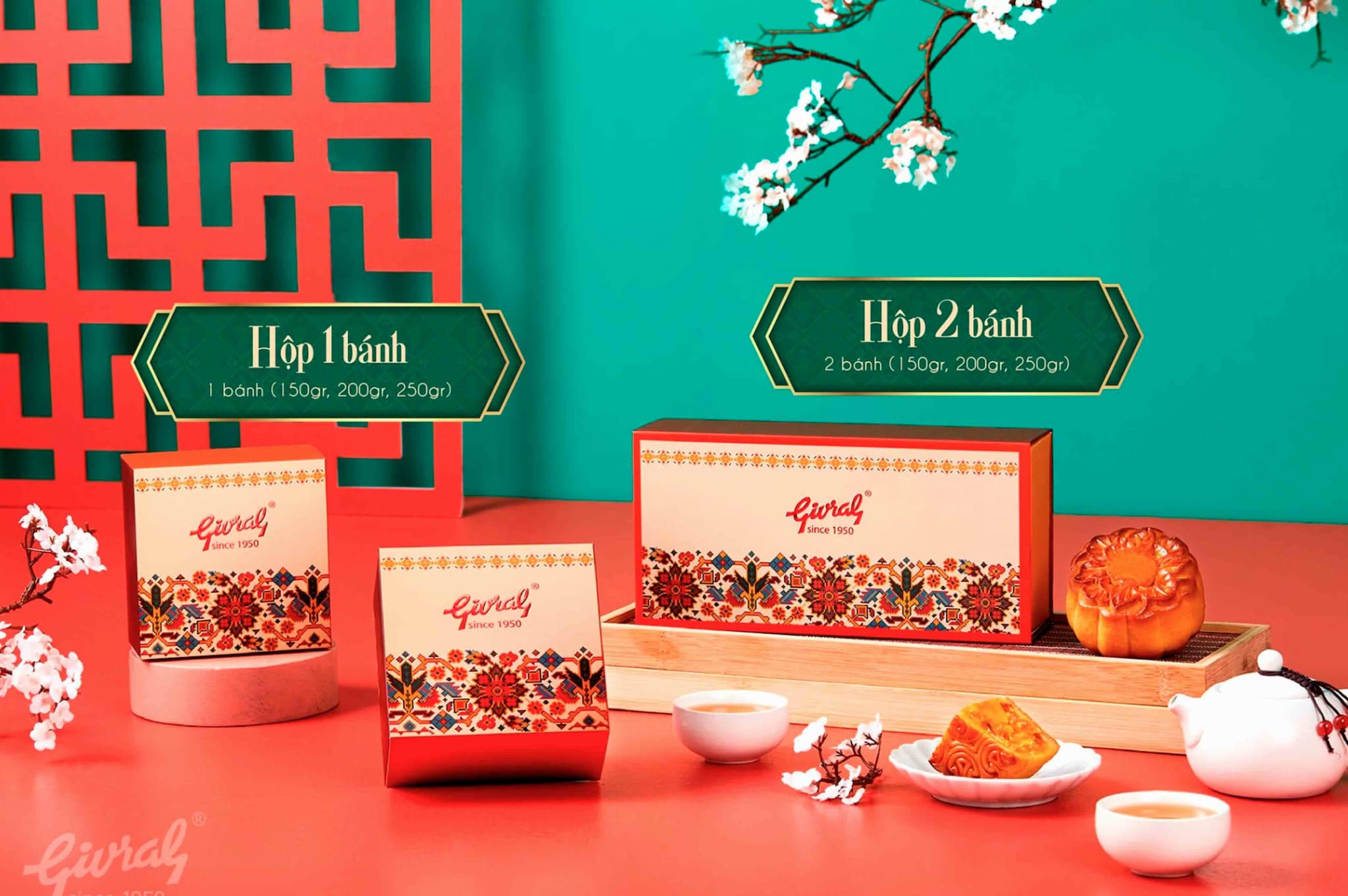 Hộp quà bánh Trung Thu Givral