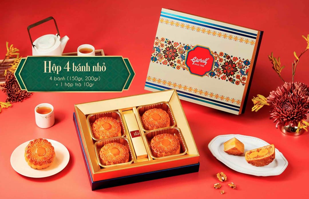 Hộp quà bánh Trung Thu Givral