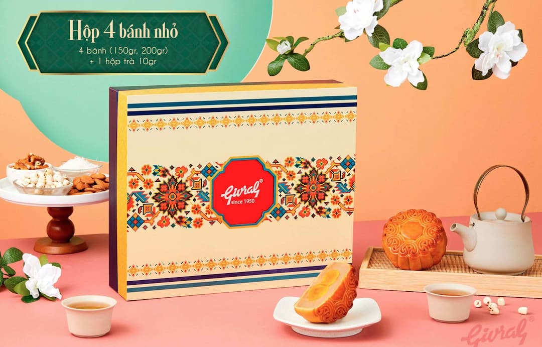 Hộp quà bánh Trung Thu Givral
