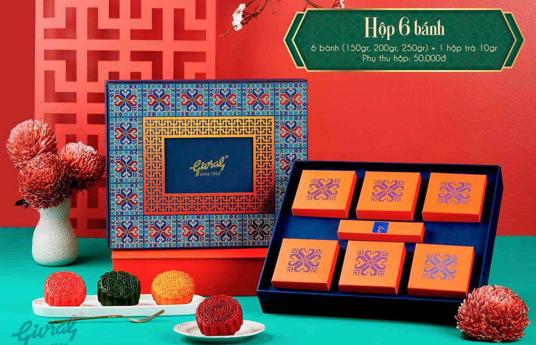 Hộp quà bánh Trung Thu Givral