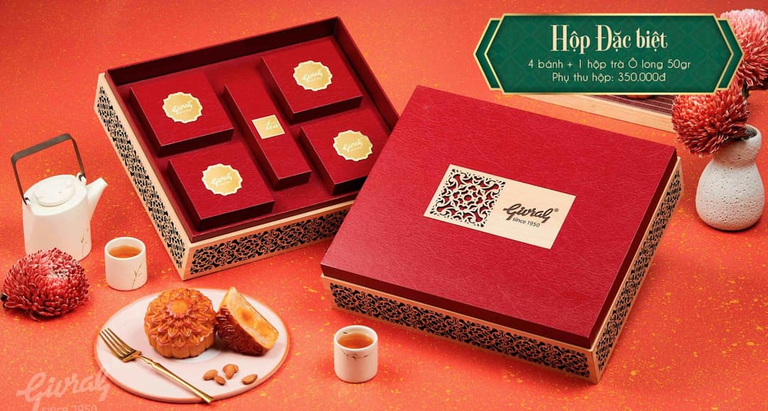 Hộp quà bánh Trung Thu Givral