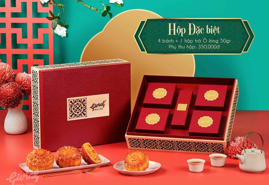 Hộp quà bánh Trung Thu Givral