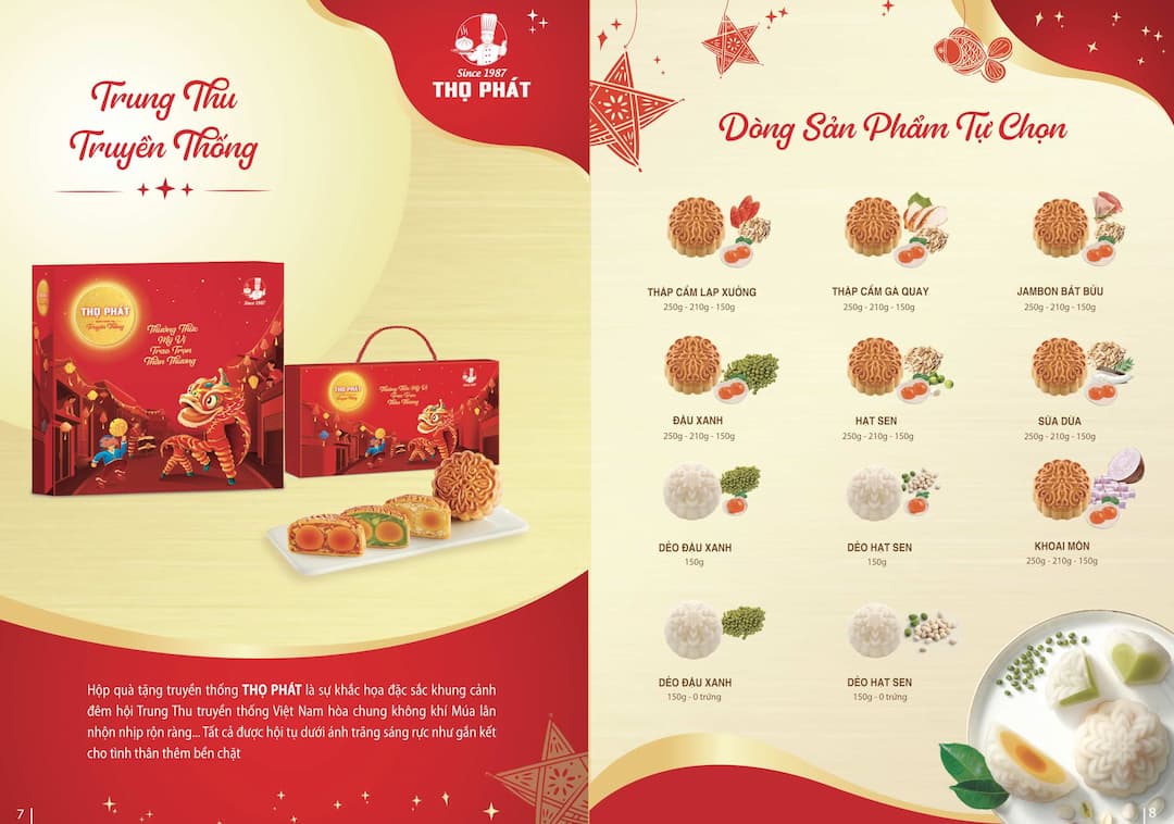 Bảng giá bánh Trung thu Kido 2024